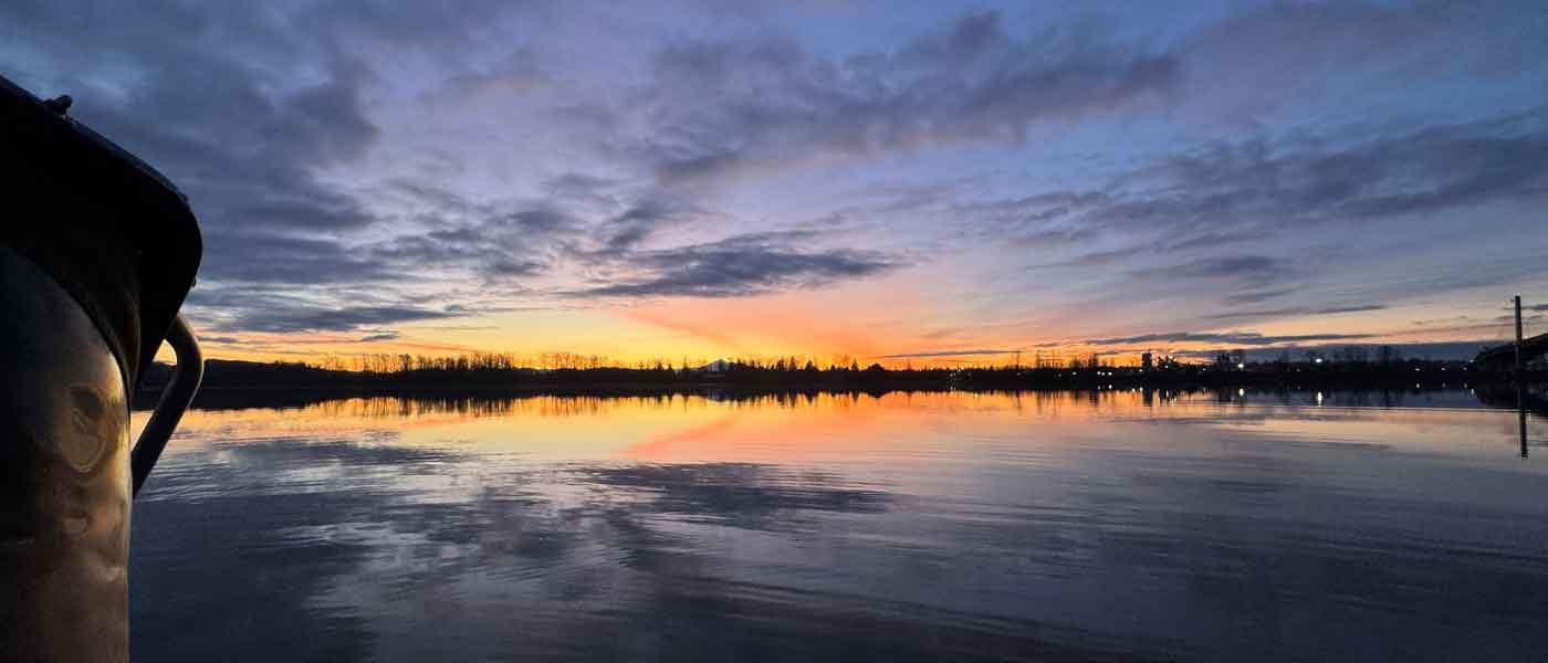 Morning Sunrise on the Fraser River